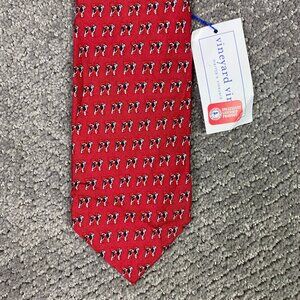 NWT Vineyard Vines Northeastern University Huskies Neck Tie Necktie Collegiate
